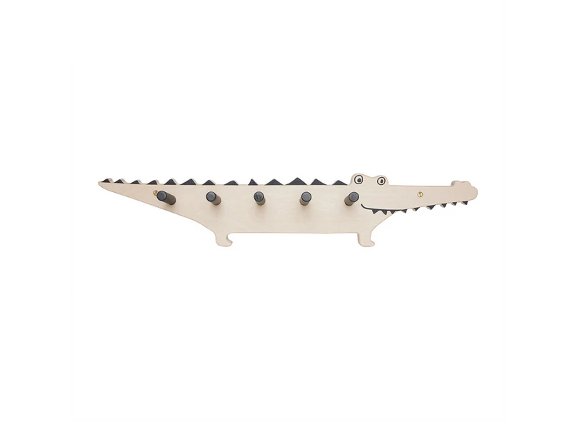 OYOY Living Design - Crocodile Porte-manteau Nature