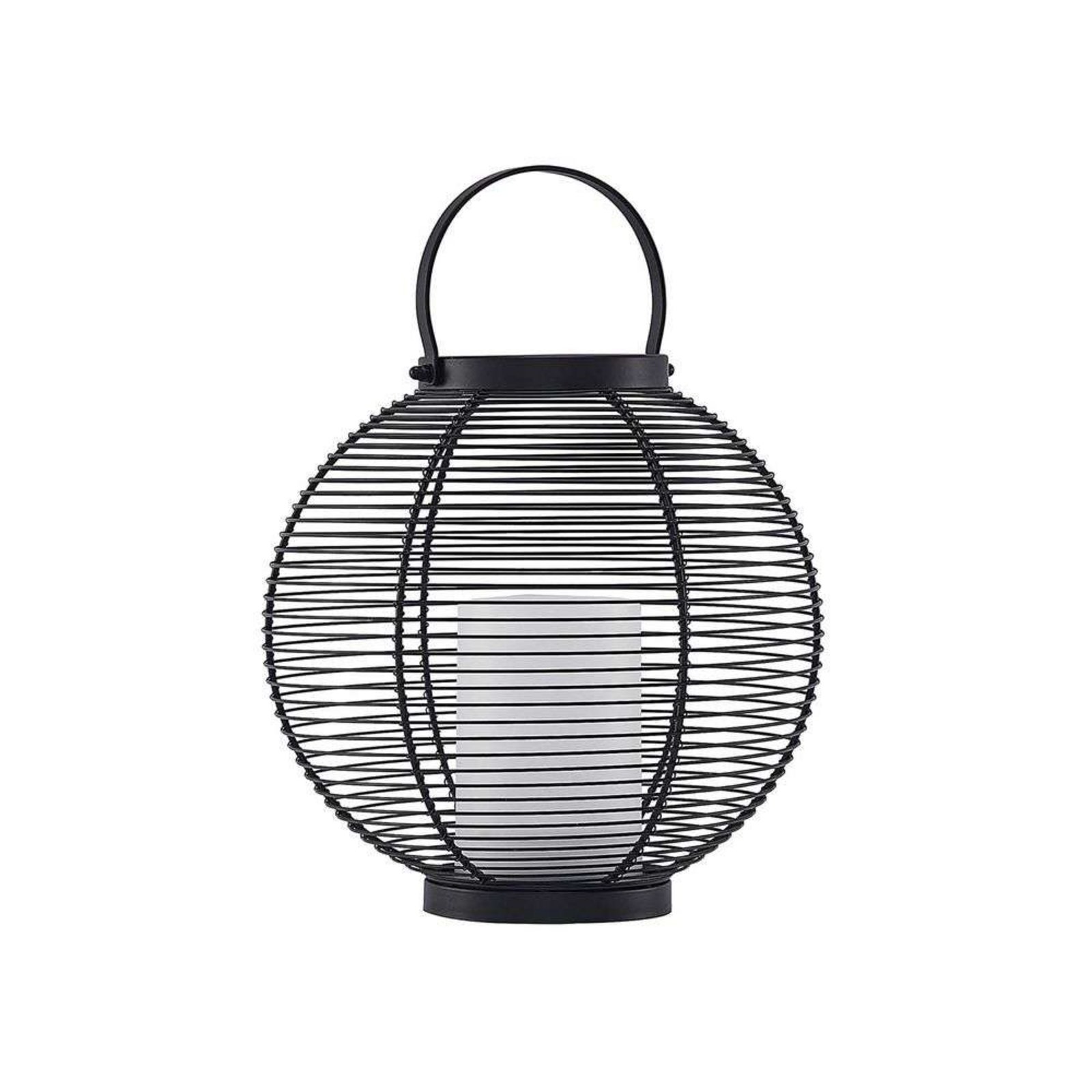 Mairuna Lámpara solar LED Ø30,8 Black - Lindby