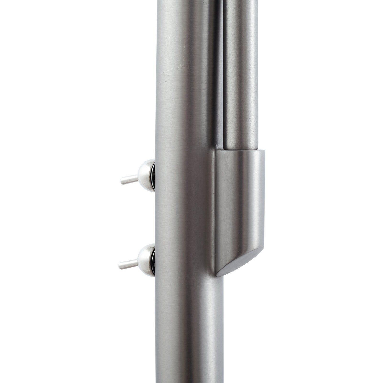 Jaileen vloerlamp 170 cm, grijs, leeslampje, textiel - Lindby