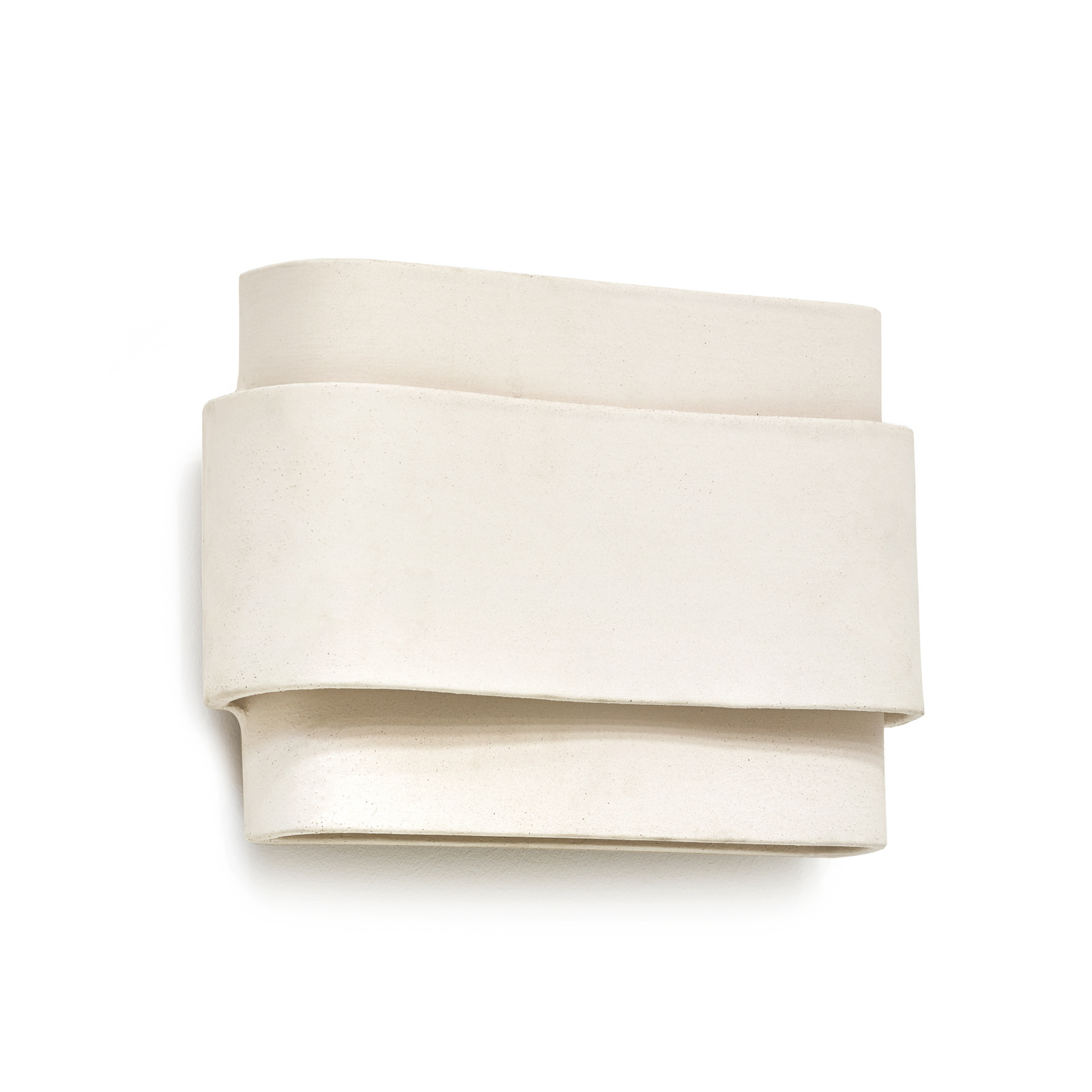 BEIGE LOUIS 02 væglampe, op/ned, stentøj, E14 – Serax