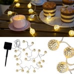 Pauleen Sunshine GlamourSolar cadena luces, plata