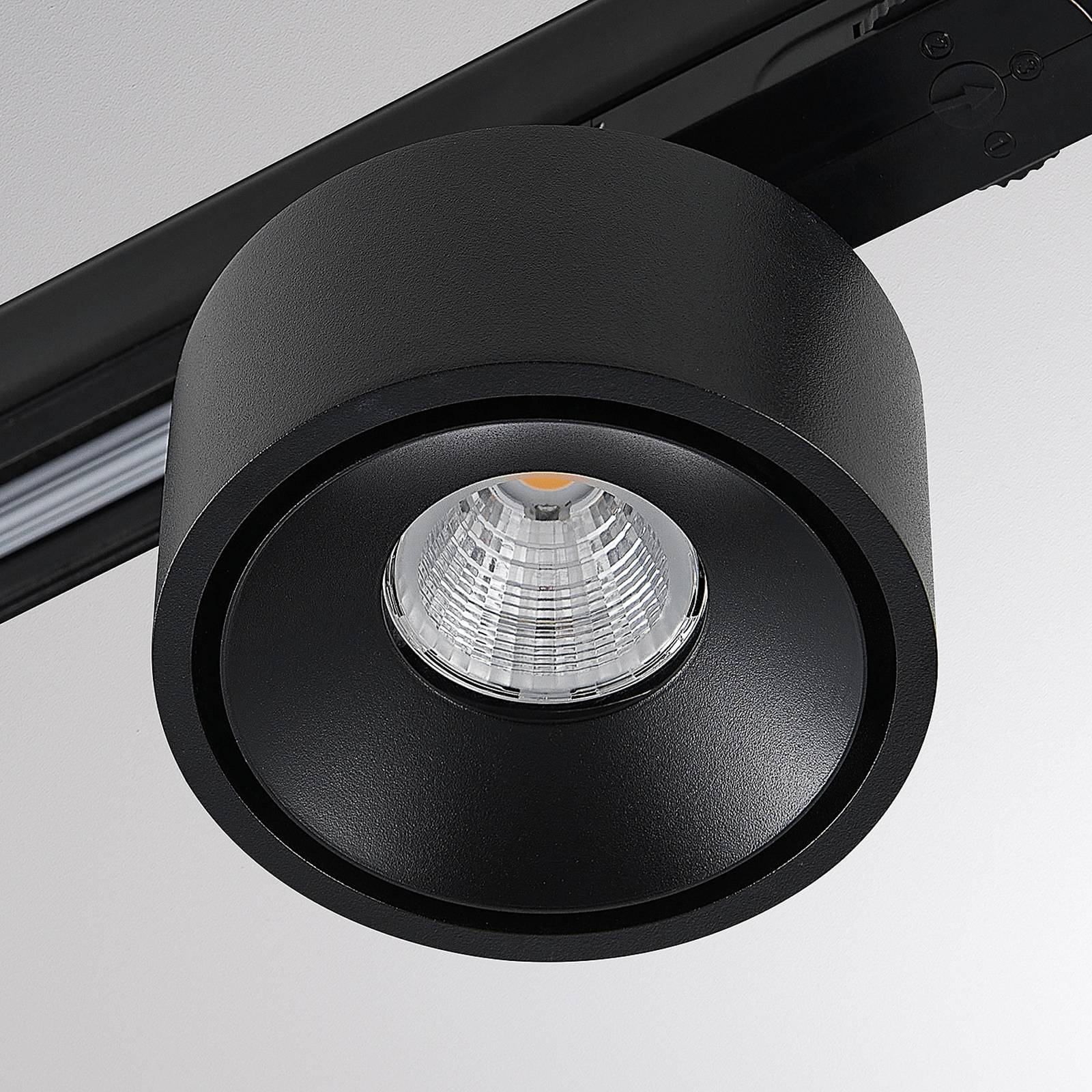 Molto Luce LED-3-Phasen-Schienenstrahler Magis, schwarz, 827 günstig online kaufen