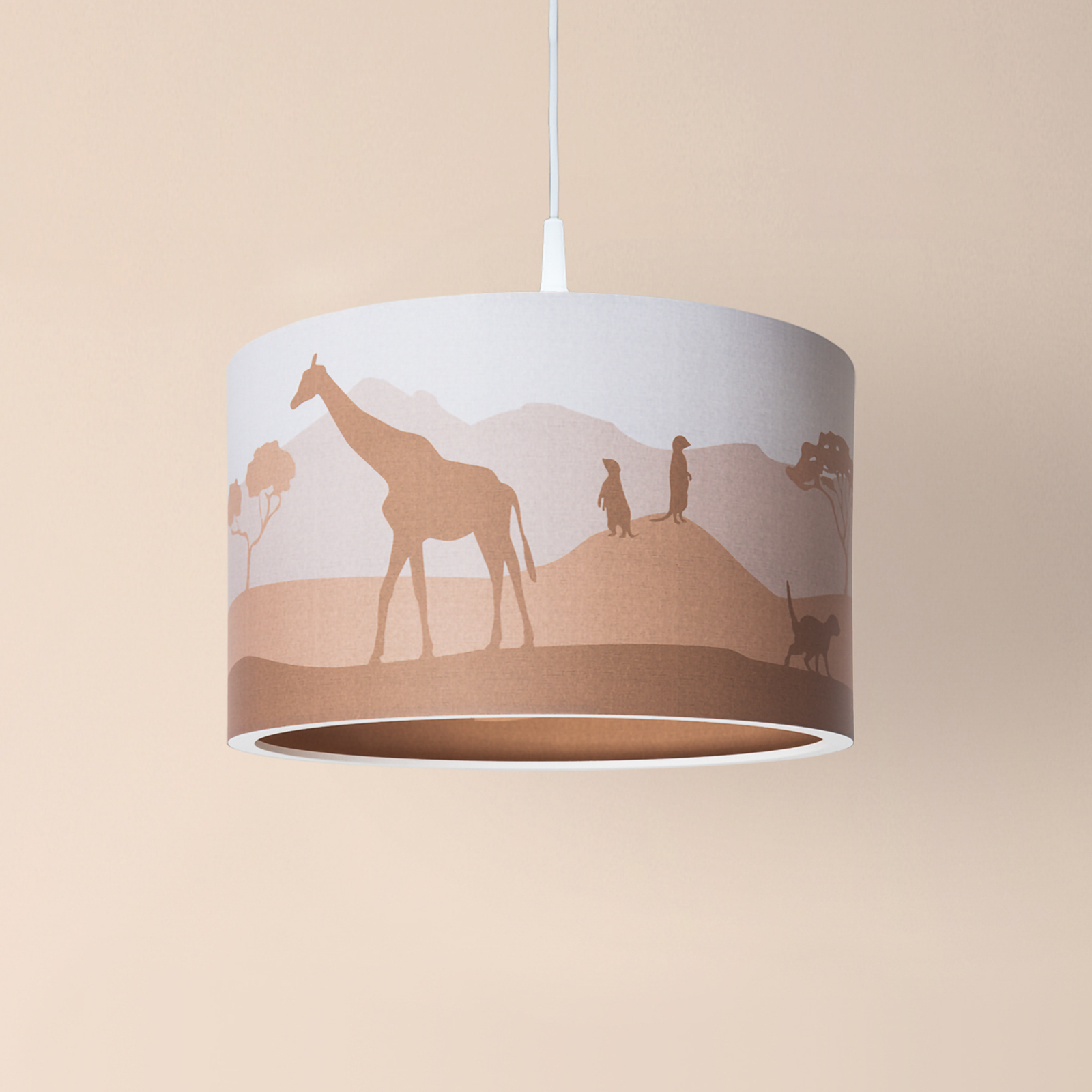 Hanglamp 25/40 Scandi Savanne, Ø 38 cm, oranje, E27