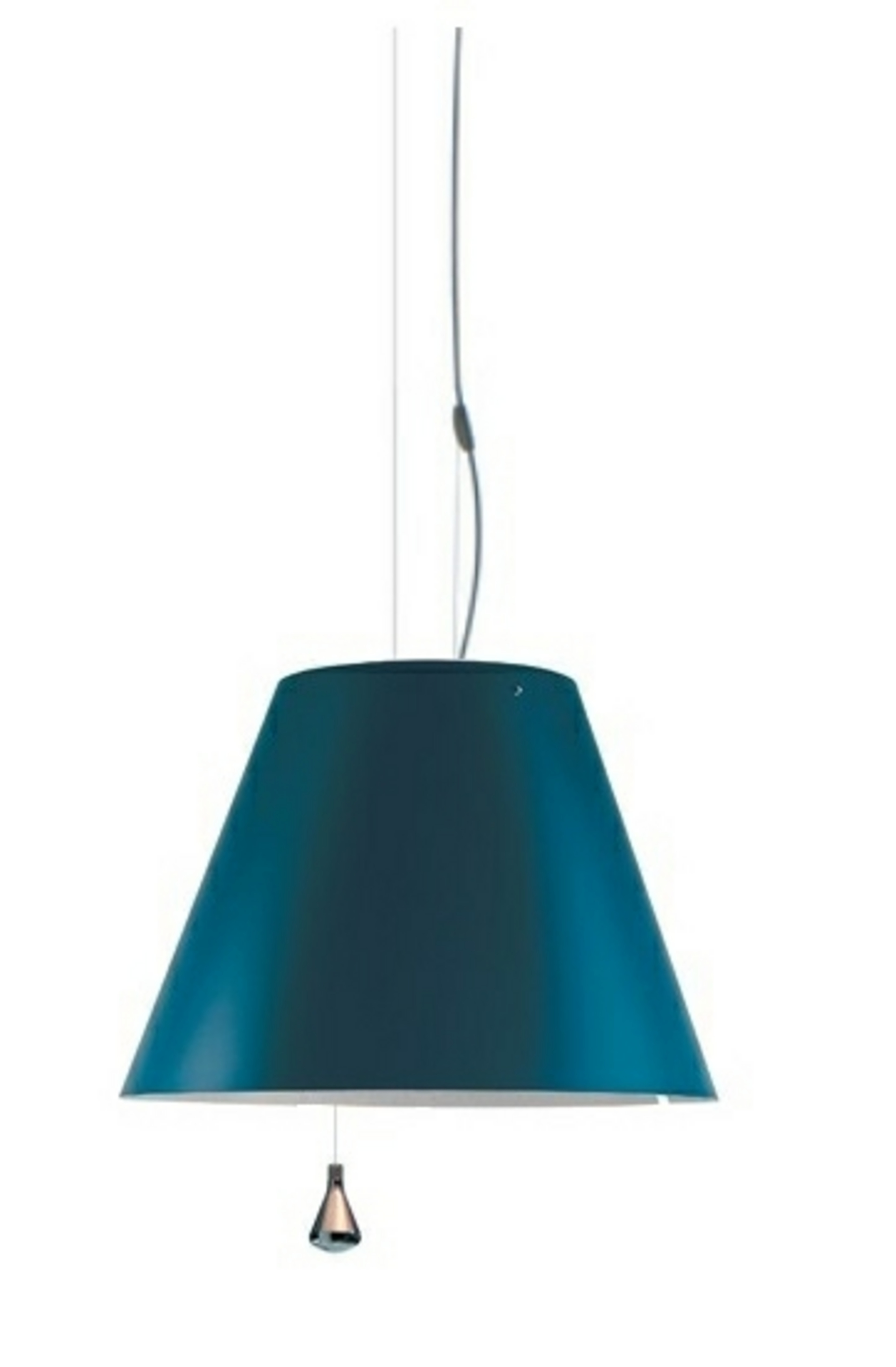 Costanza Candeeiro Suspenso Up/Down Petroleum Blue - Luceplan
