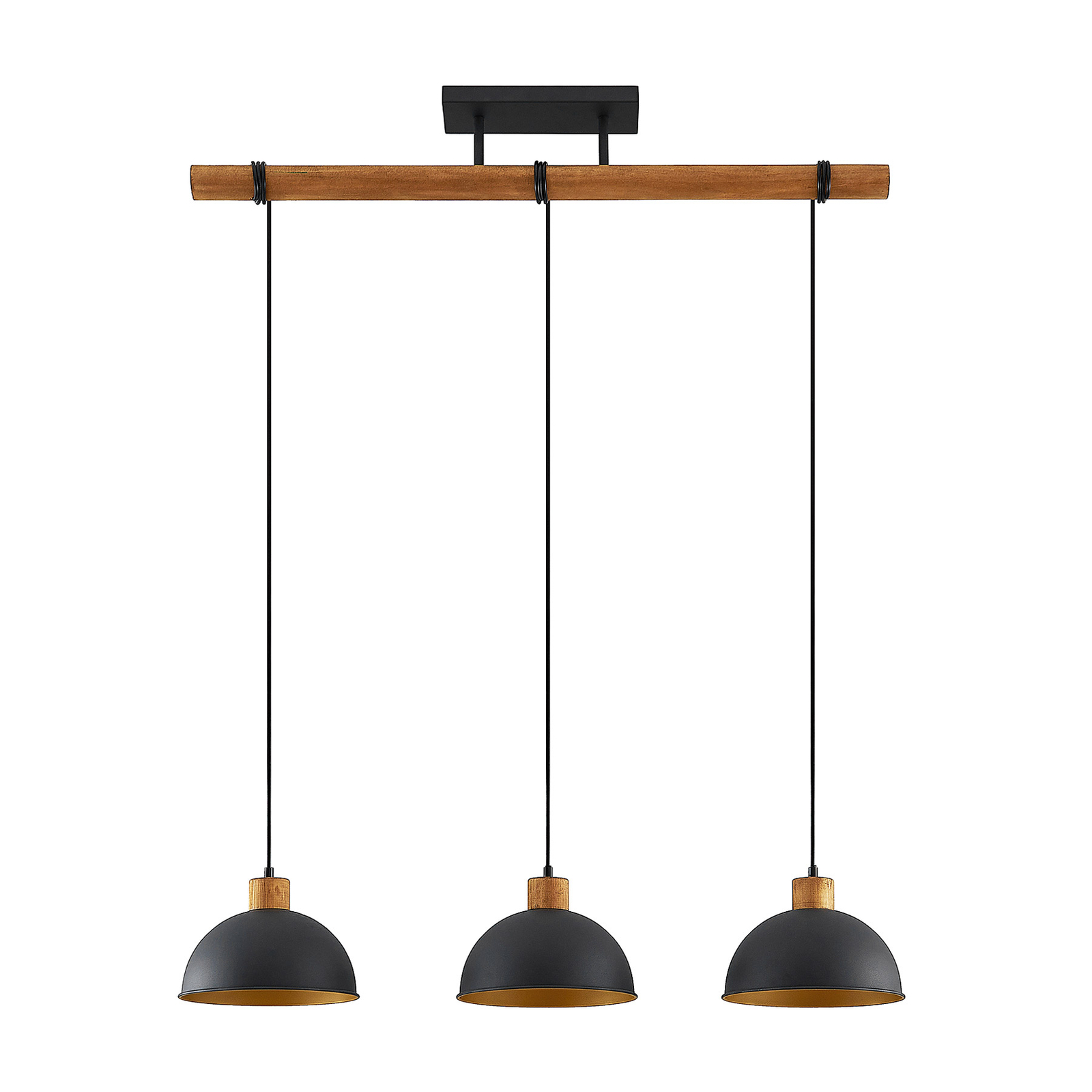 Lindby Flurin hanglamp, 3-lamps