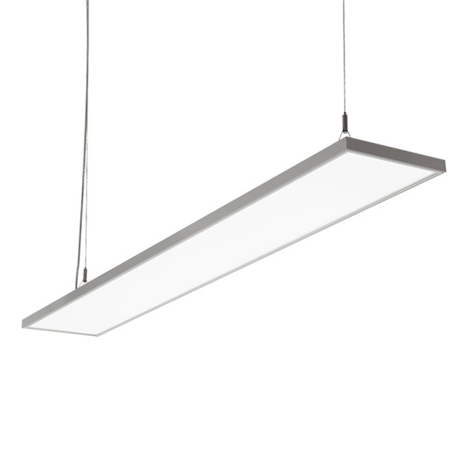 Suspension LED C95-P, gris argenté, 149,4 cm