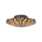 Victory loftlampe, gul/rød, 42 cm – QUOIZEL