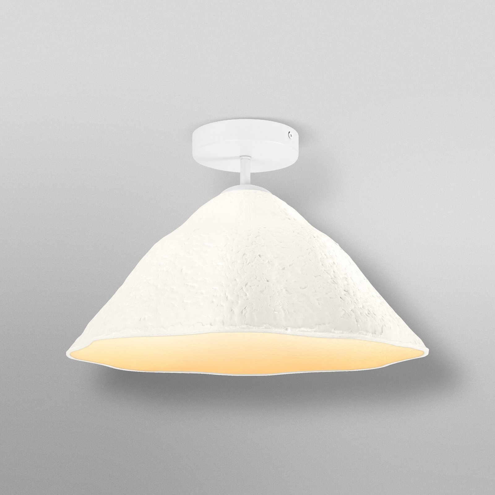 OSRAM Decor Lotus Leaf ceiling lamp, 1-bulb, white, paper, E27