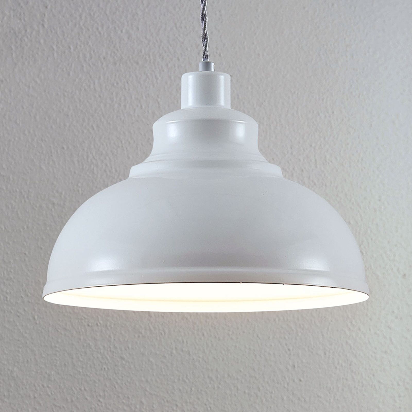 Albertine Hanglamp White - Lindby