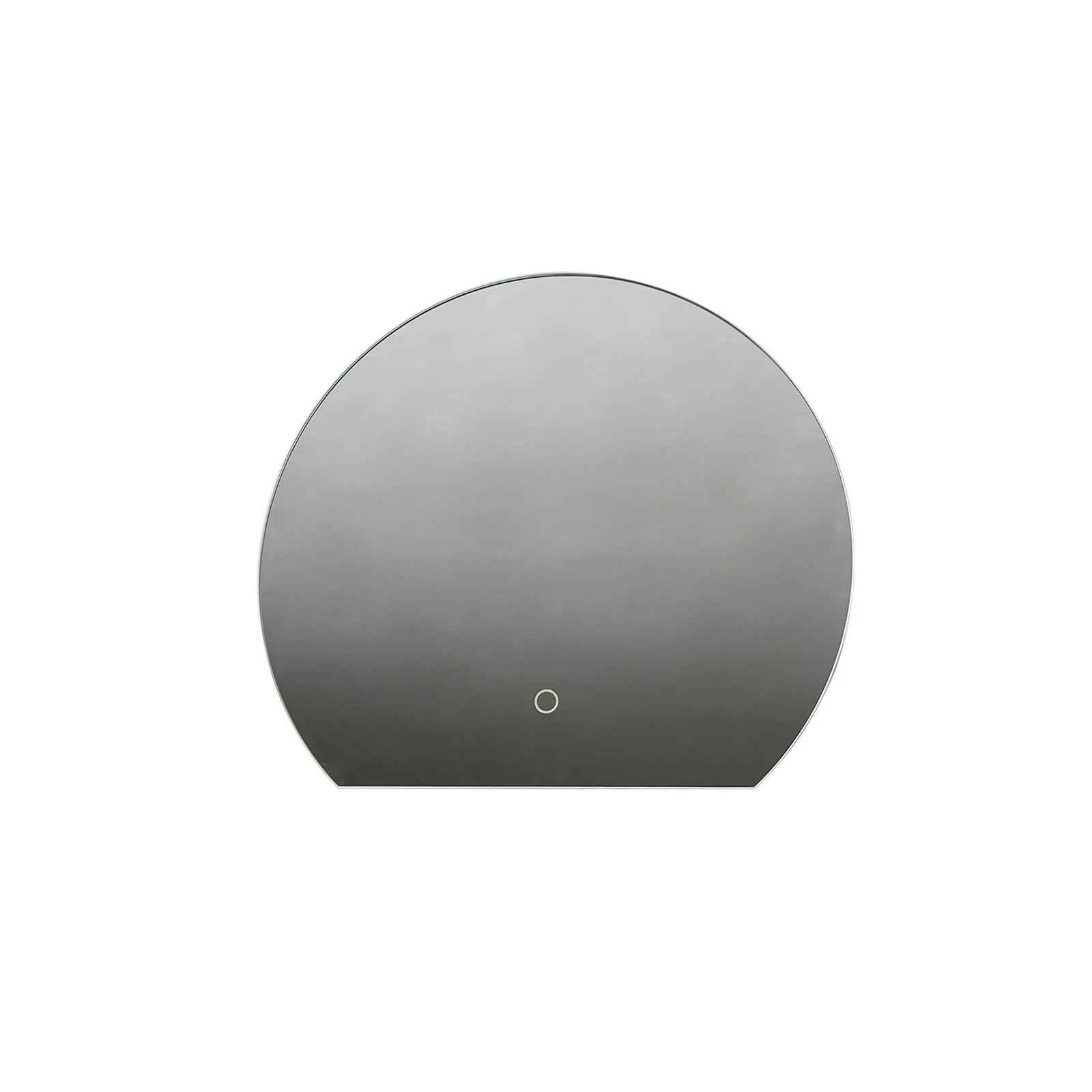 Lustro LED Lucande Celestiel, półokrągłe, CCT, 50 cm