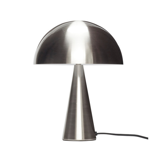 Mush Table Lamp Small Nickel - Hübsch