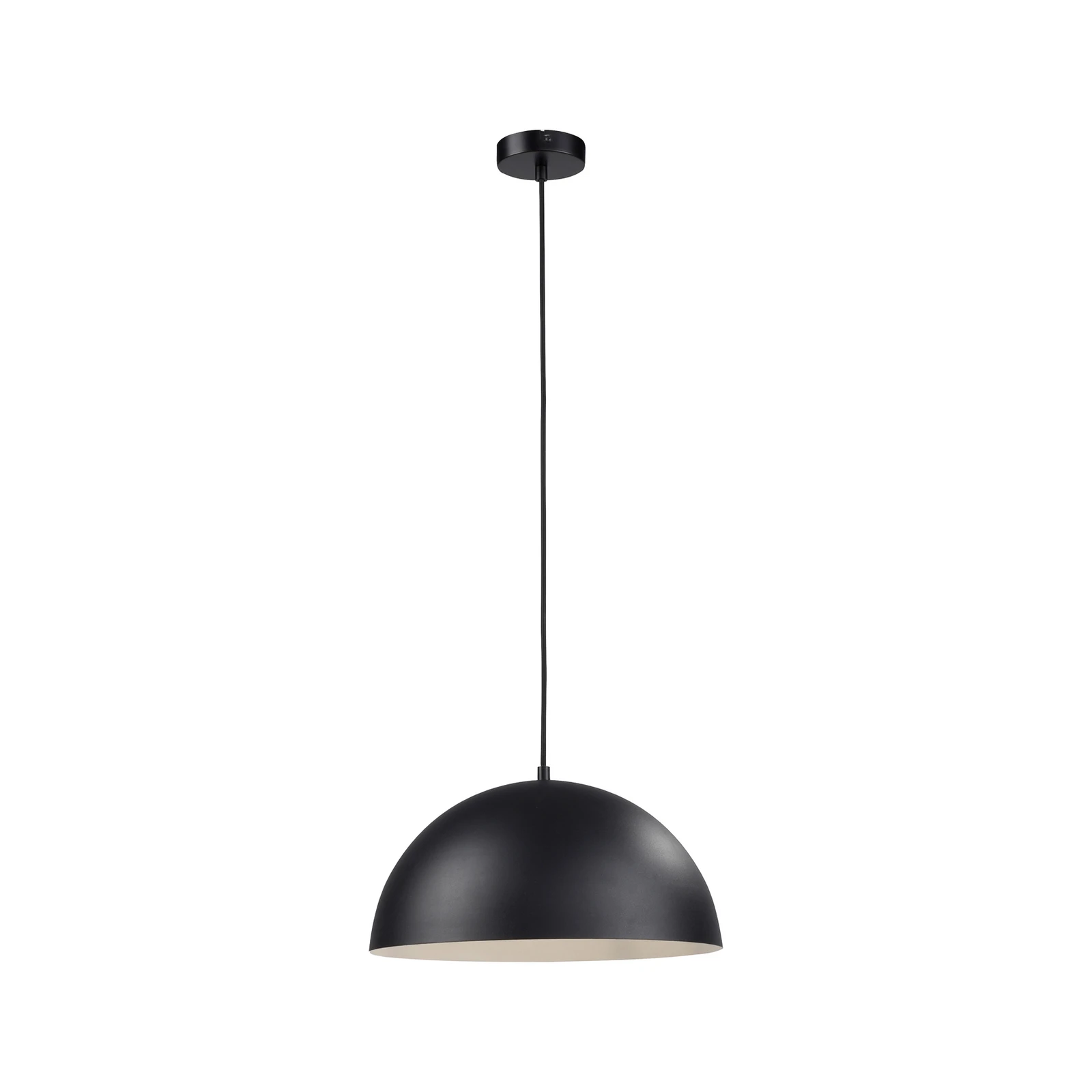 Schöner Wohnen Lampada a sospensione Ali nera, ferro, Ø 38 cm, E27