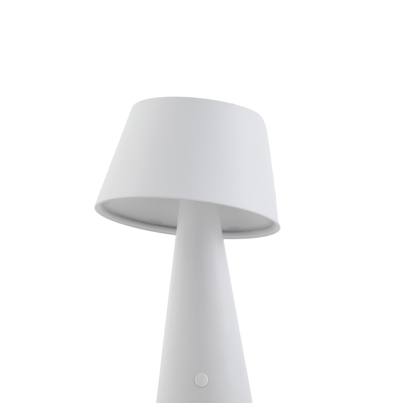 Lindby Lirinor Lámpara de mesa LED solar, blanca, 4.000K