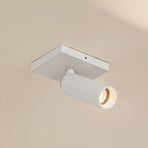 Arcchio Brinja Slim ceiling spotlight, white, 1-bulb, GU10 MR11