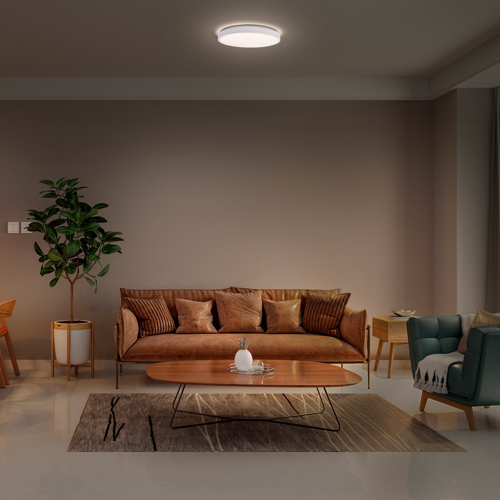 OSRAM LED-Deckenleuchte ORBIS LONDON, weiß, Ø 40 cm, Metall OSRAM LED-Deckenleuchte ORBIS LONDON, weiß, Ø 40 cm, Metall