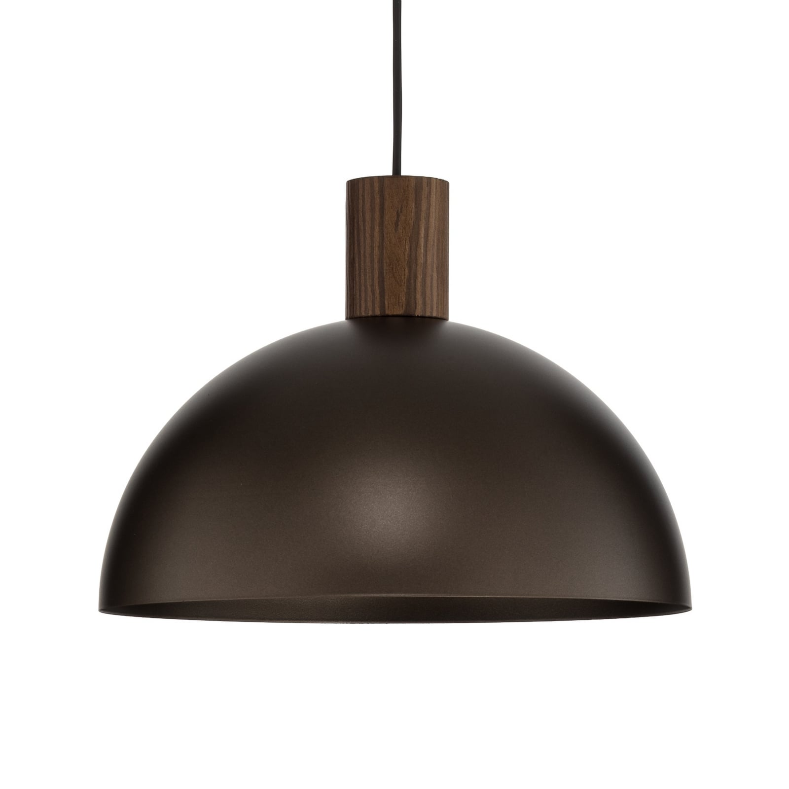 Hängeleuchte Oslo, braun, Metall, Ø 34 cm, E27