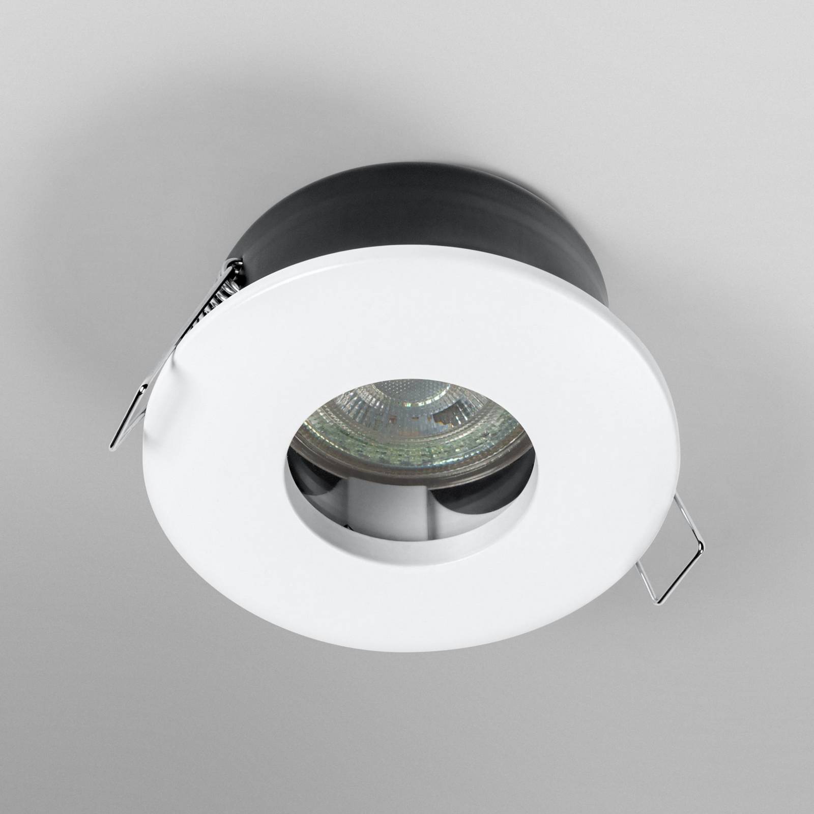 OSRAM LED-Deckeneinbauspot RECESS, biały Ø 9 cm IP65 GU10-LED
