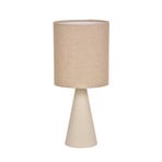 Lampada da tavolo Sally avorio opaco/beige, altezza 33 cm - COREP SAS