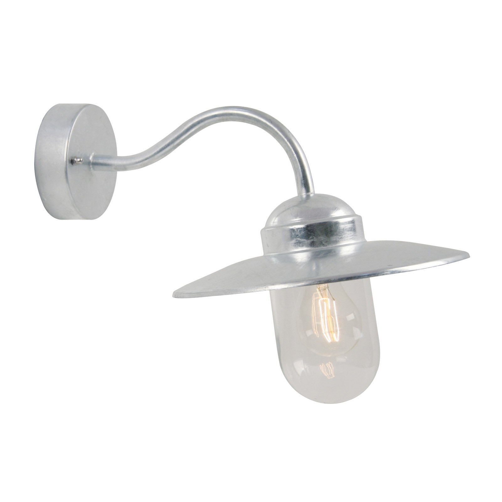 Luxembourg Buiten Wandlamp  Galvanised - Nordlux