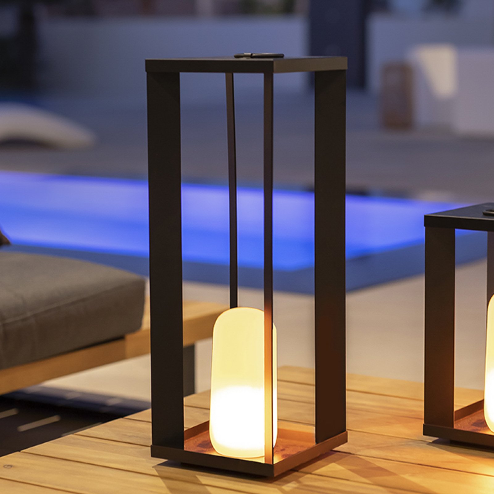 Newgarden Siroco lámpara LED de terraza alto 50 cm