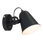 Wandlampe Anne Dolphin schwarz