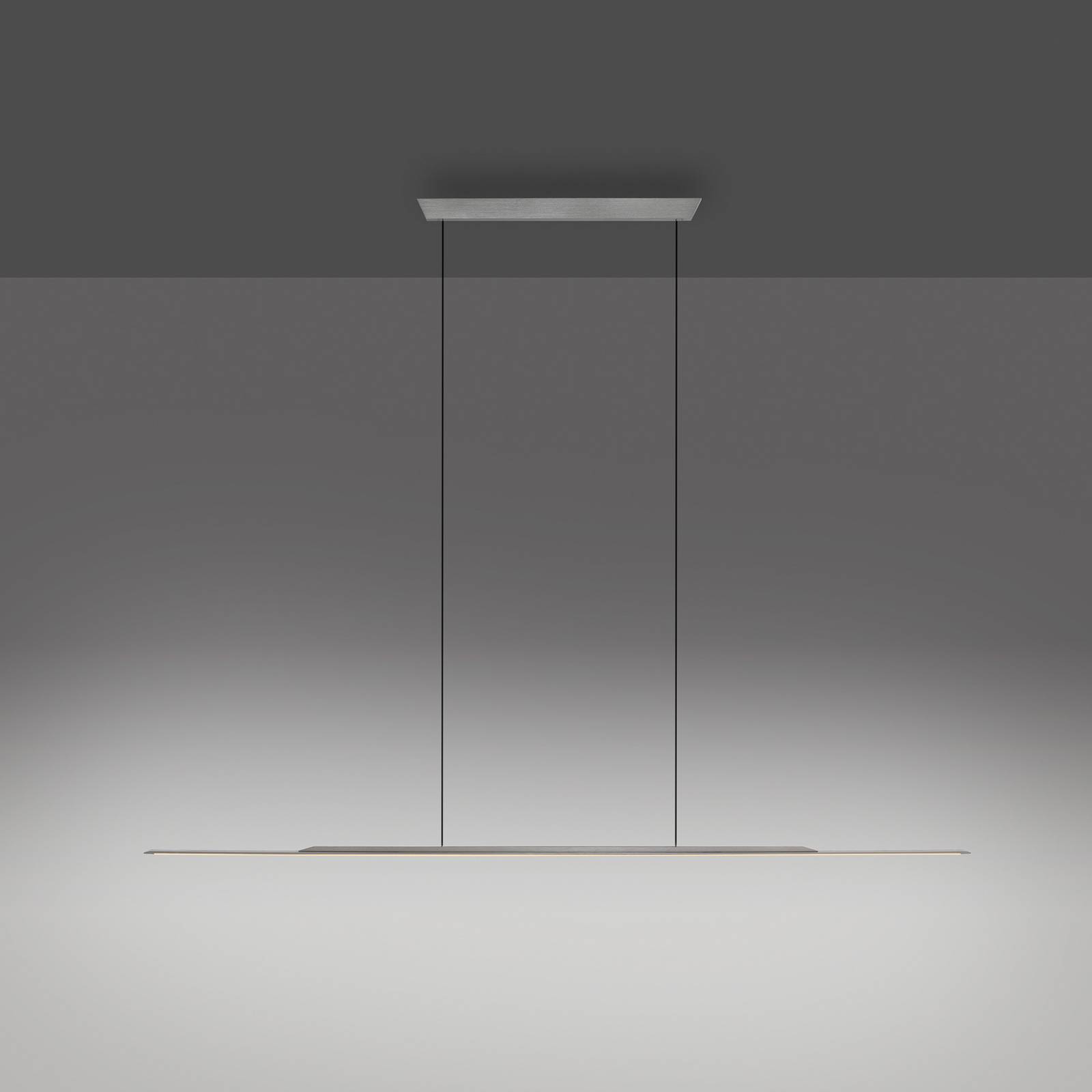 Lampa wisząca LED PURE Surface, szary, 125 cm, aluminium 3000 K