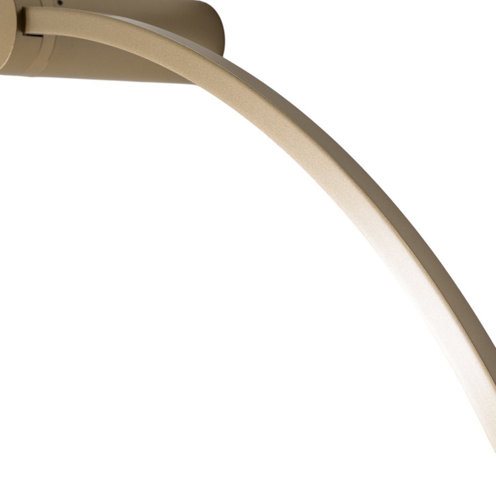 LED-seinävalaisin Saturno, kulta, Ø 80 cm, metalli, 4 000 K