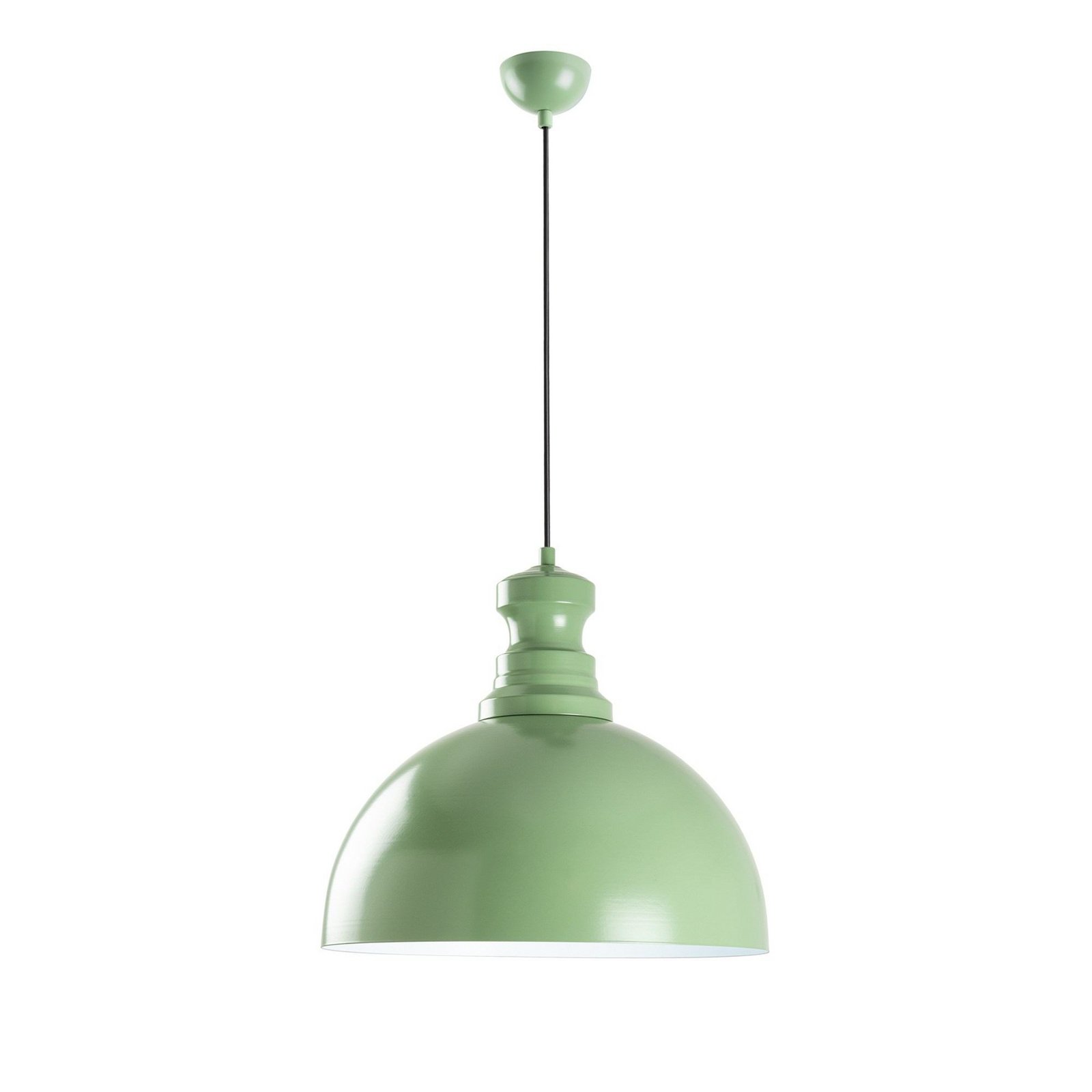 Kure pendant light, mint green, metal, Ø 40 cm E27