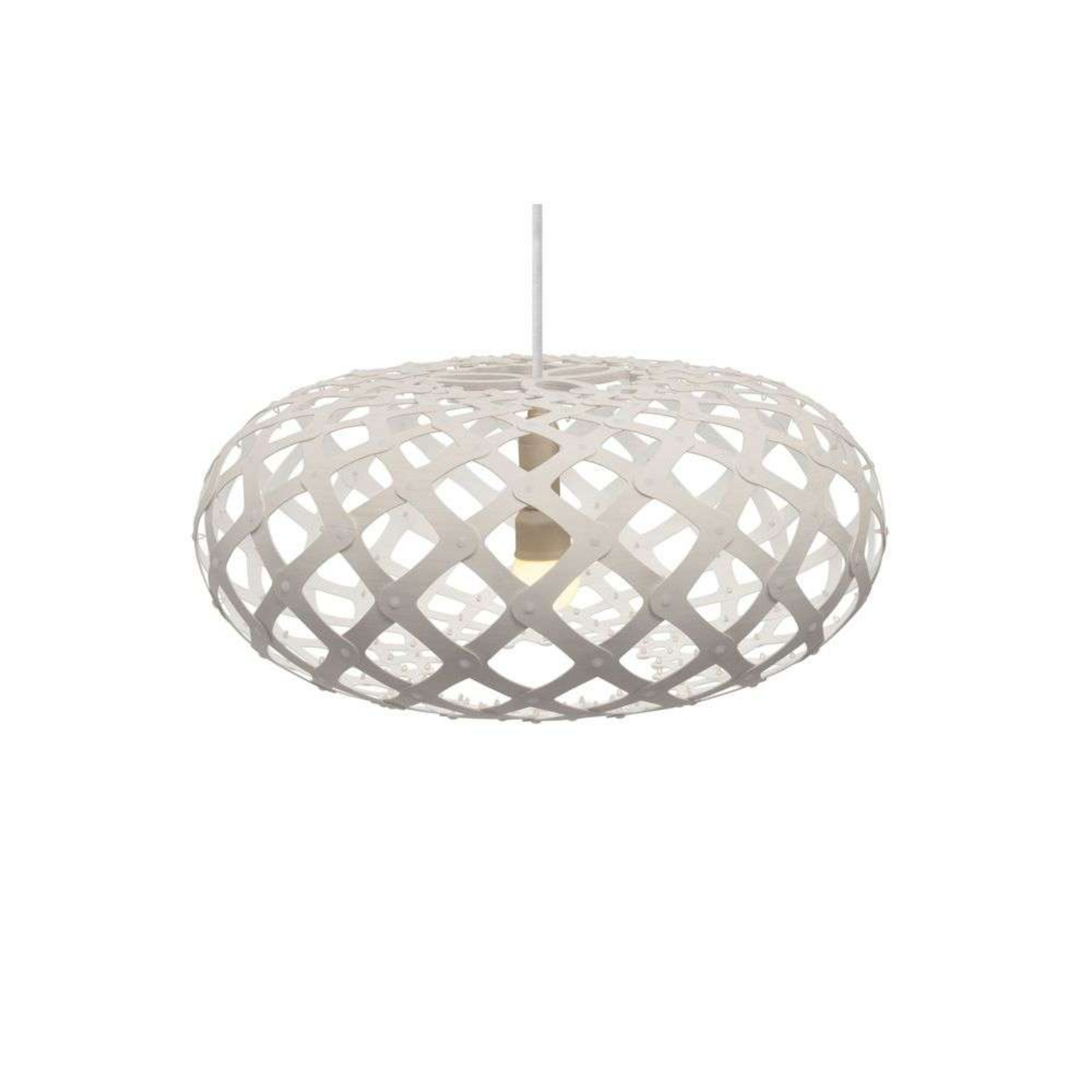 Kina Suspension Ø44 Blanc 2 Côtés - David Trubridge