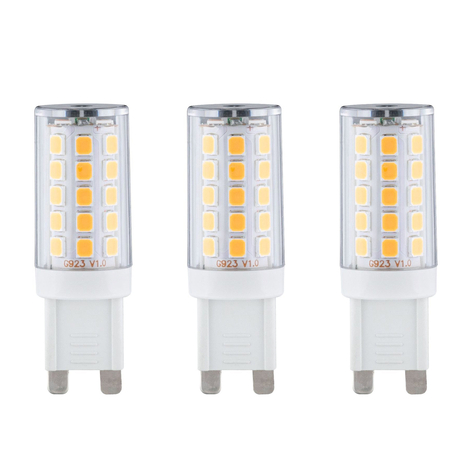Paulmann LED-stiftsokkelpære G9 2,2W 2.700K, 3-sæt