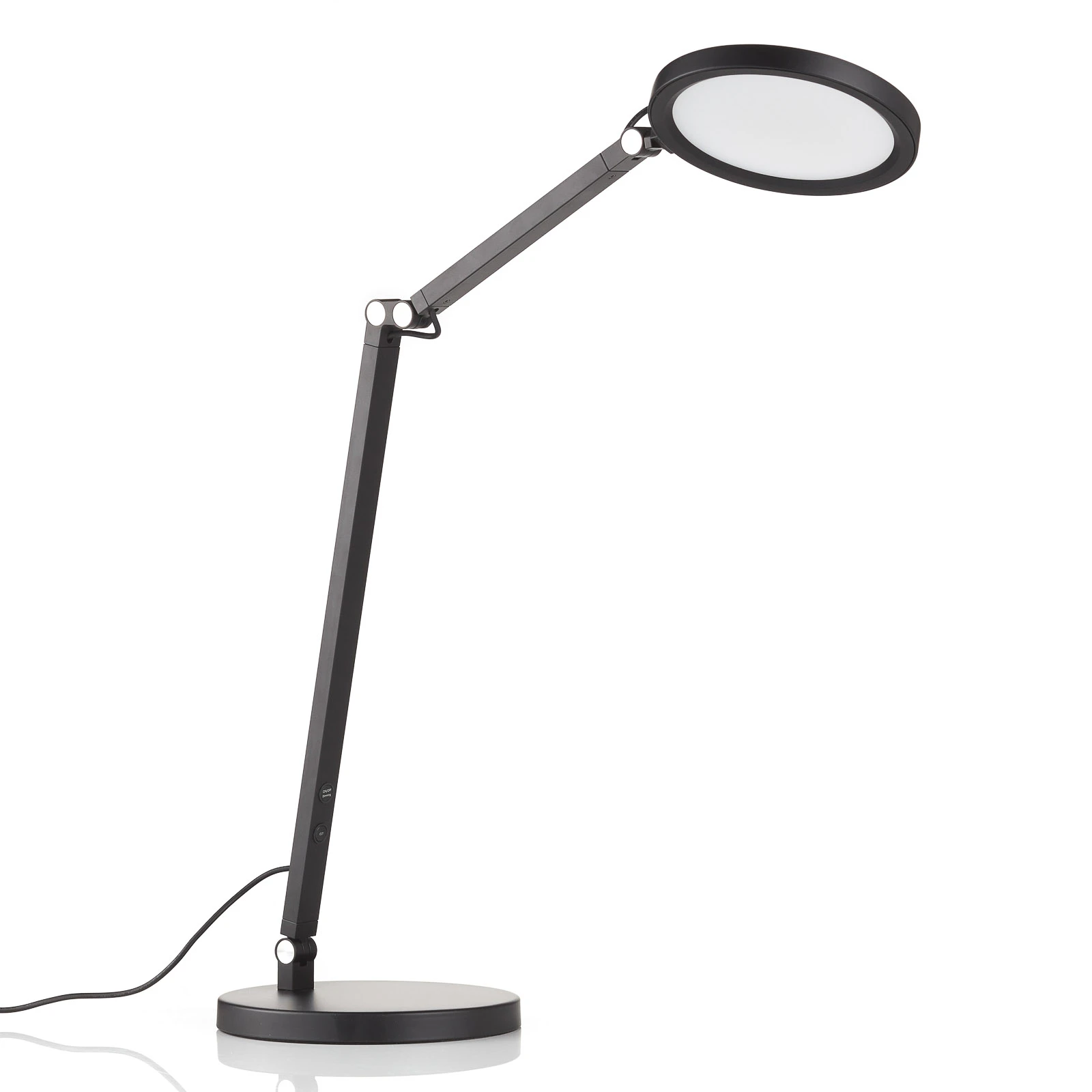 Regina LED galda lampa ar regulējamu apgaismojumu, melna