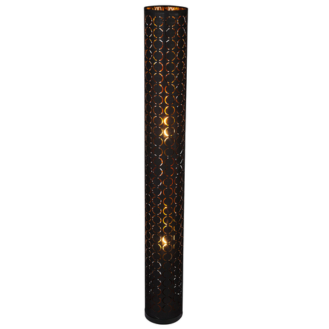 Harald floor lamp in an Oriental design, black