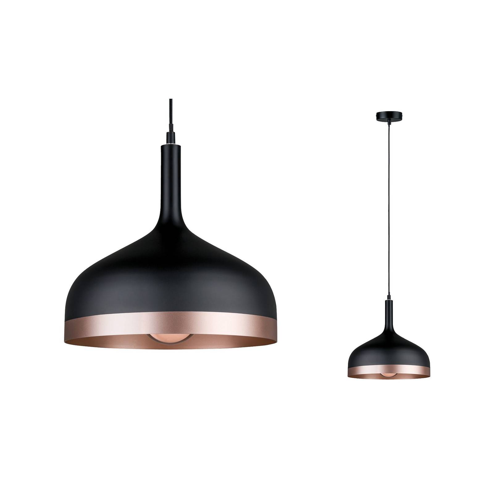 Paulmann Suspension ultra-moderne Embla en noir