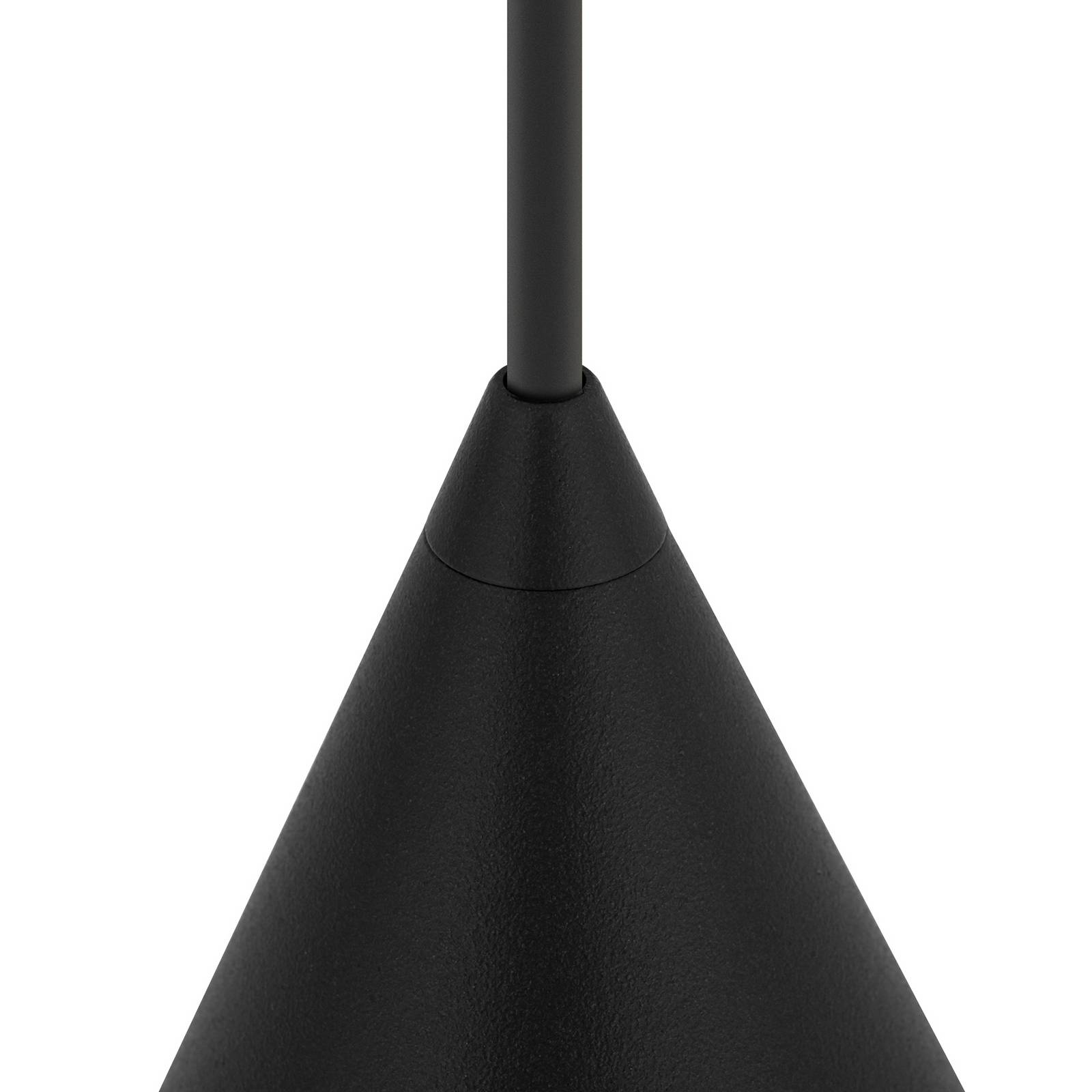 Żyrandol ZENITH, czarny, Ø 11 cm, metal, GU10