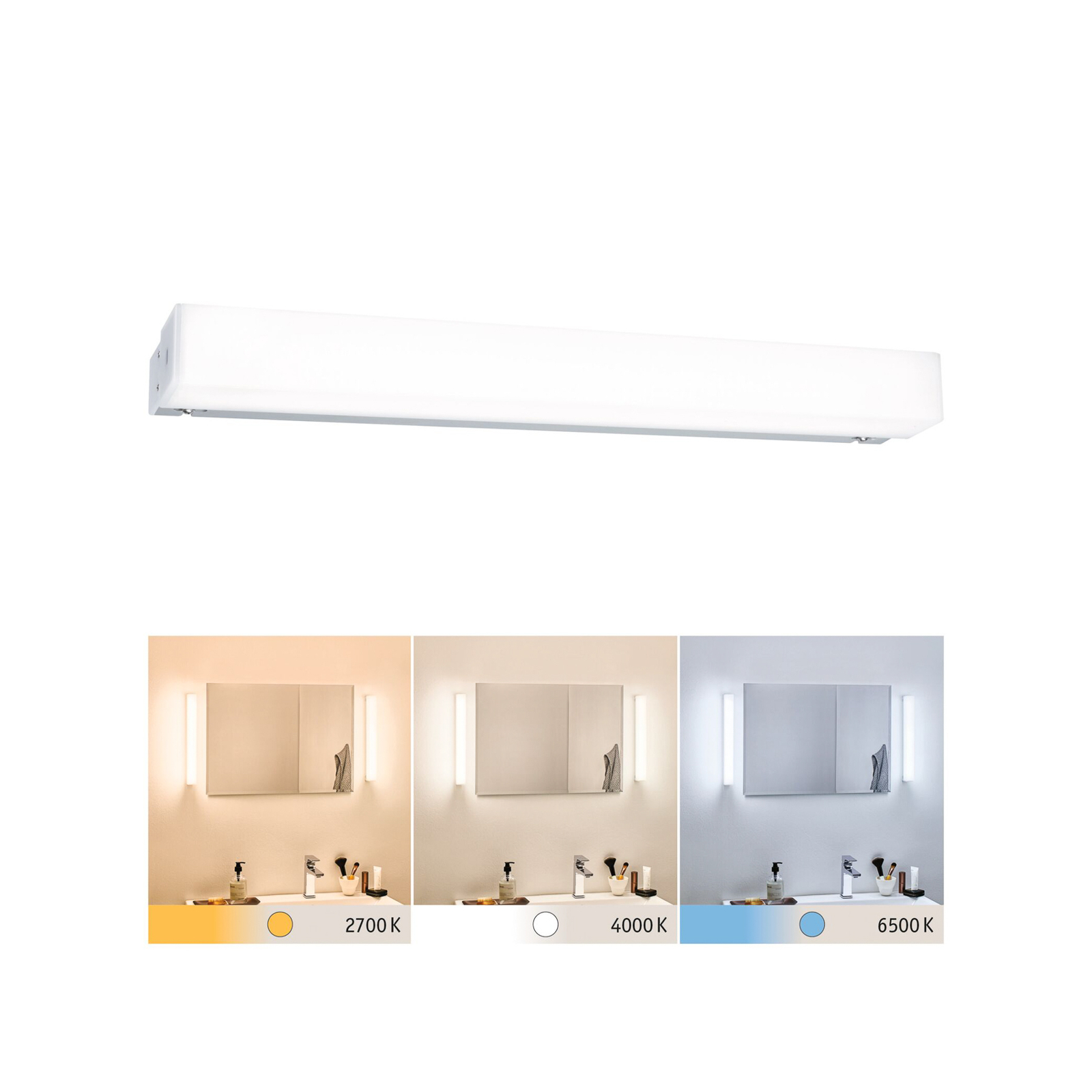 Paulmann HomeSpa Luno -LED-peililamppu, 40 cm