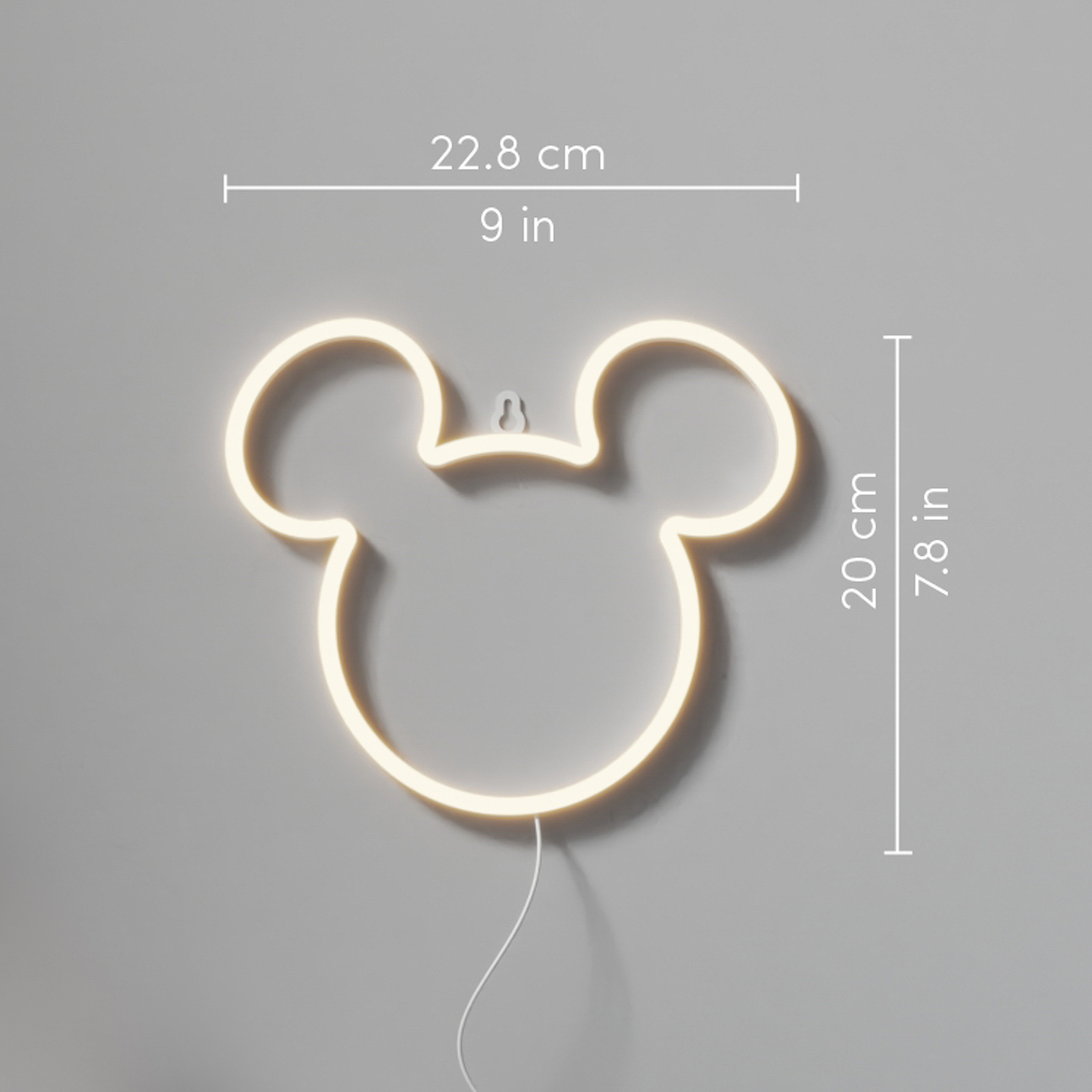 YellowPop Disney Mickey Ears seinavalgusti