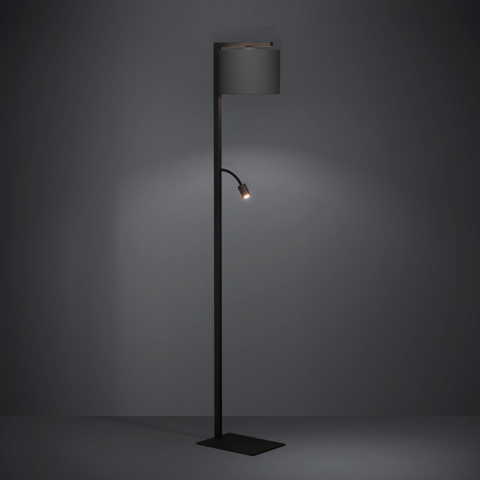 EGLO Stars Of Light Stehleuchte Foligno, schwarz, Leselampe