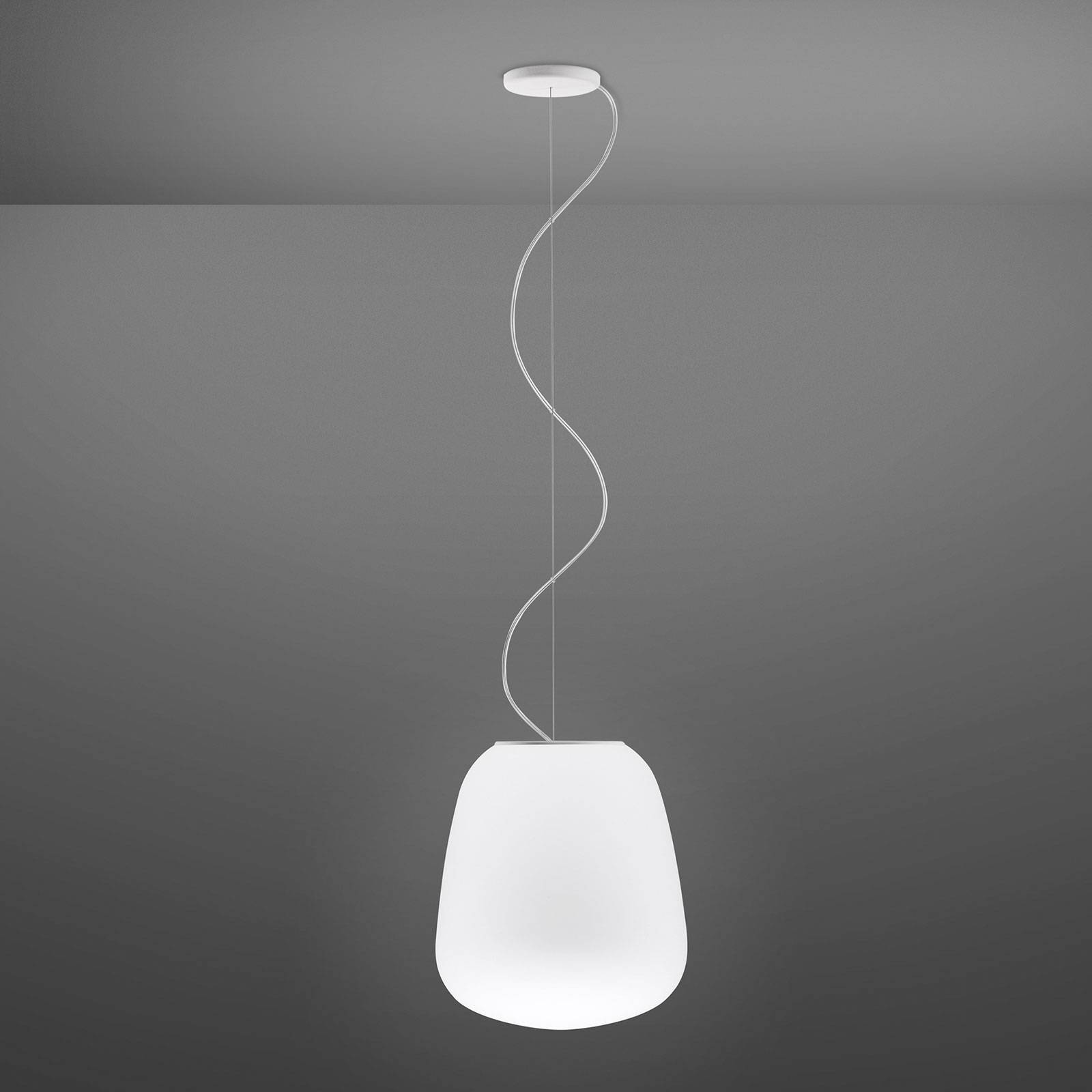 Fabbian Lumi Baka szklana lampa wisząca, Ø 33 cm
