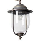 LINDAU - Outdoor pendant light with chain suspension