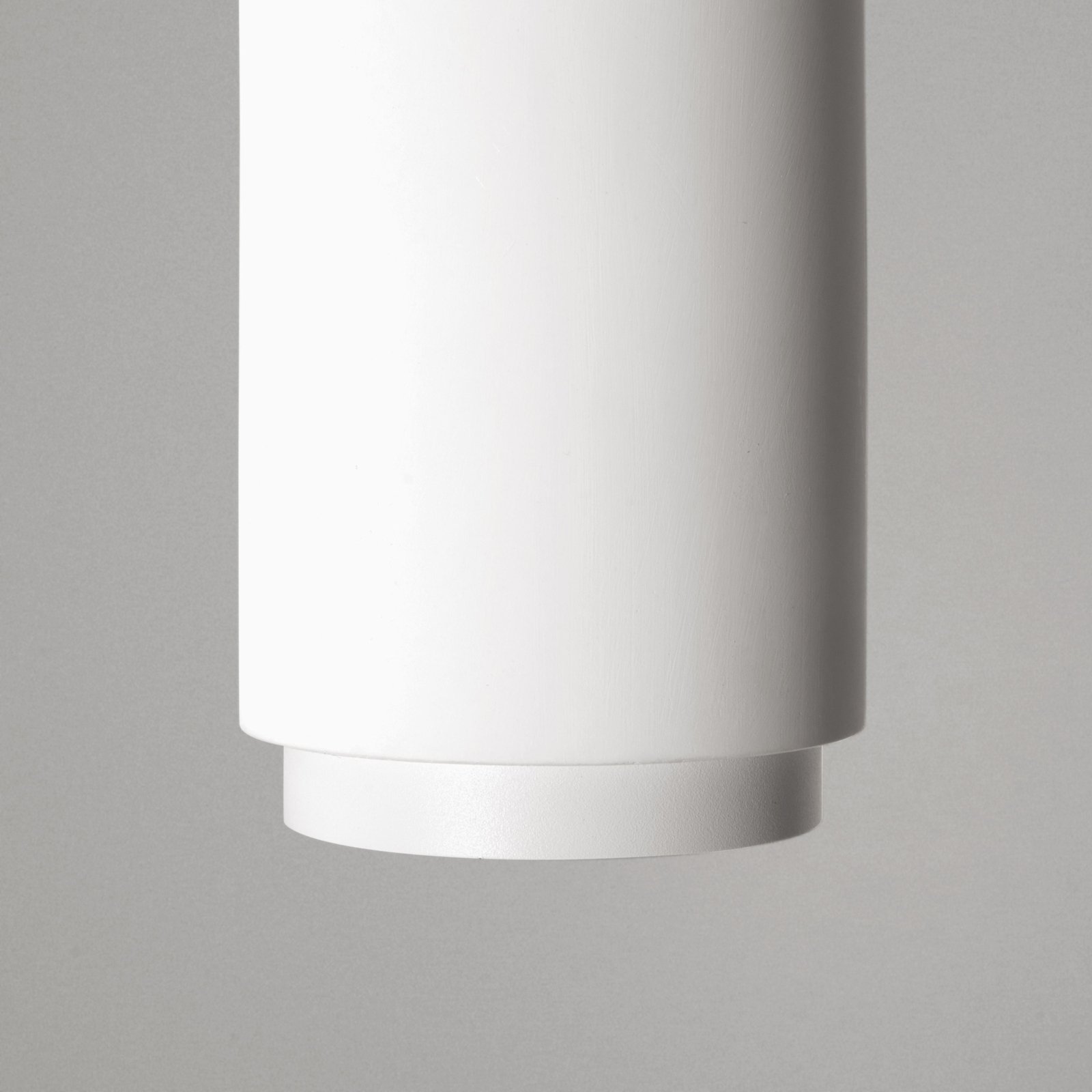 Lampada a sospensione Propilei, bianco/nero/ottone/rame, gesso