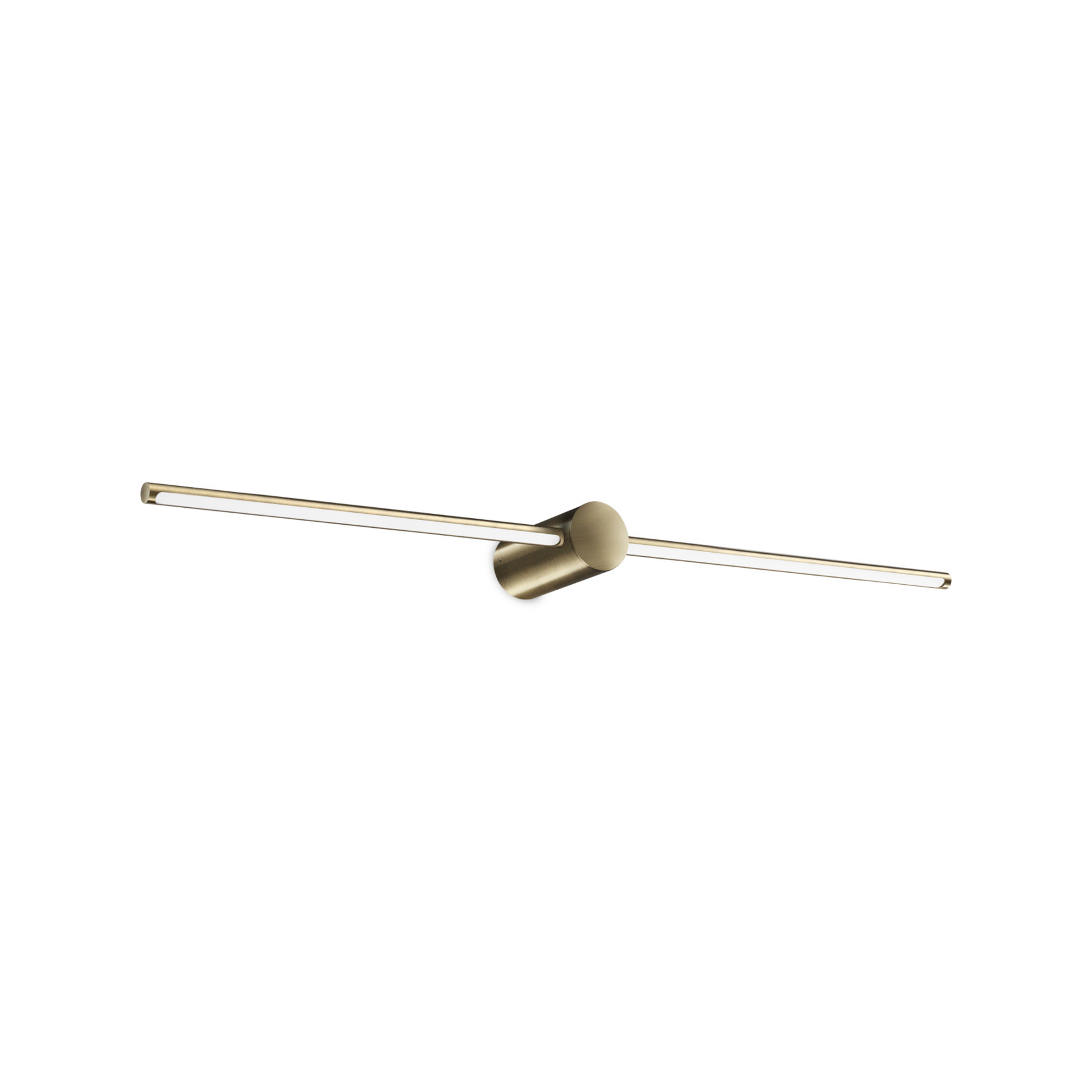 Ideal Lux Kinkiet LED Filo, kolor mosiężny, szerokość 75 cm