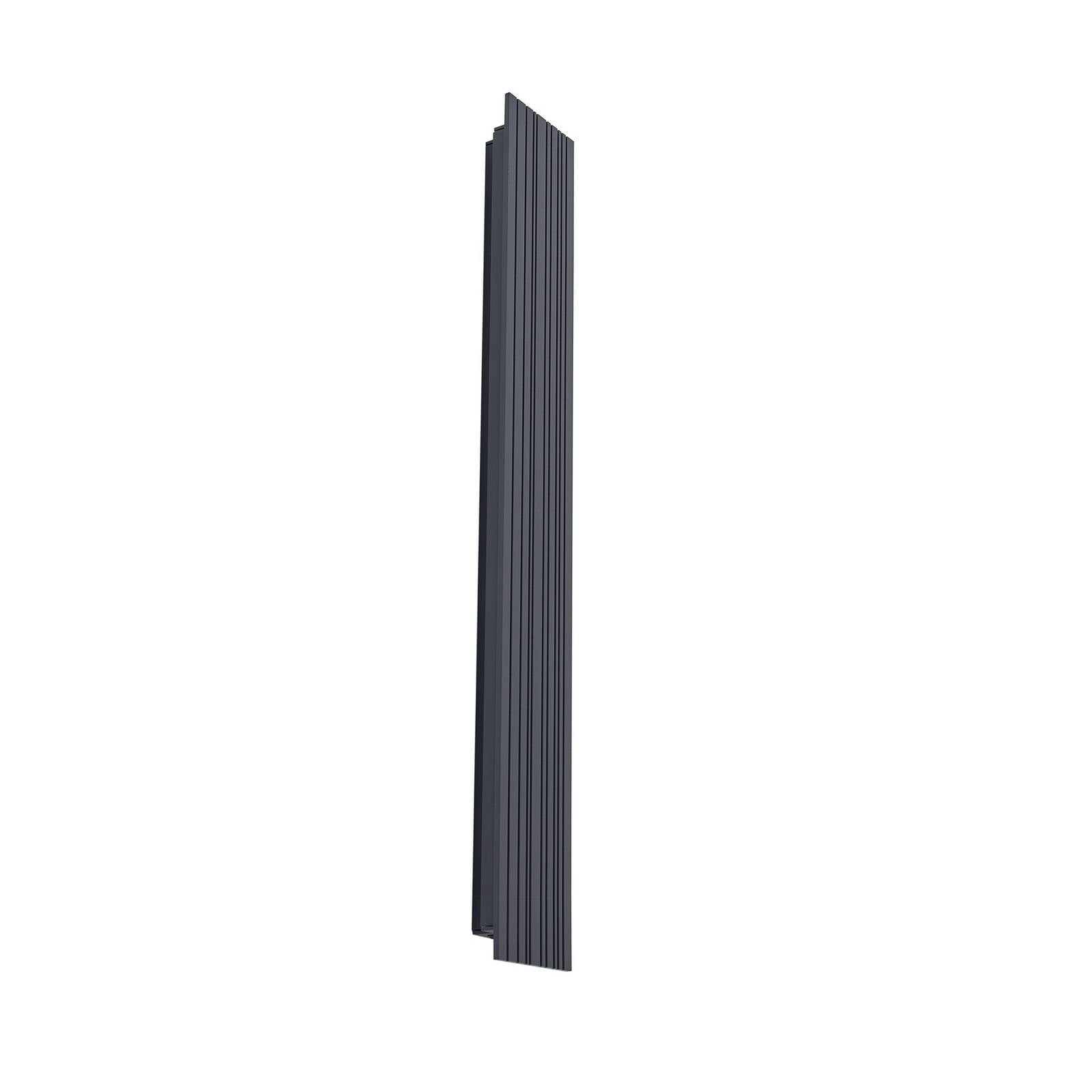 Lucande LED-Außenwandleuchte Melira, Höhe 100cm, anthrazit