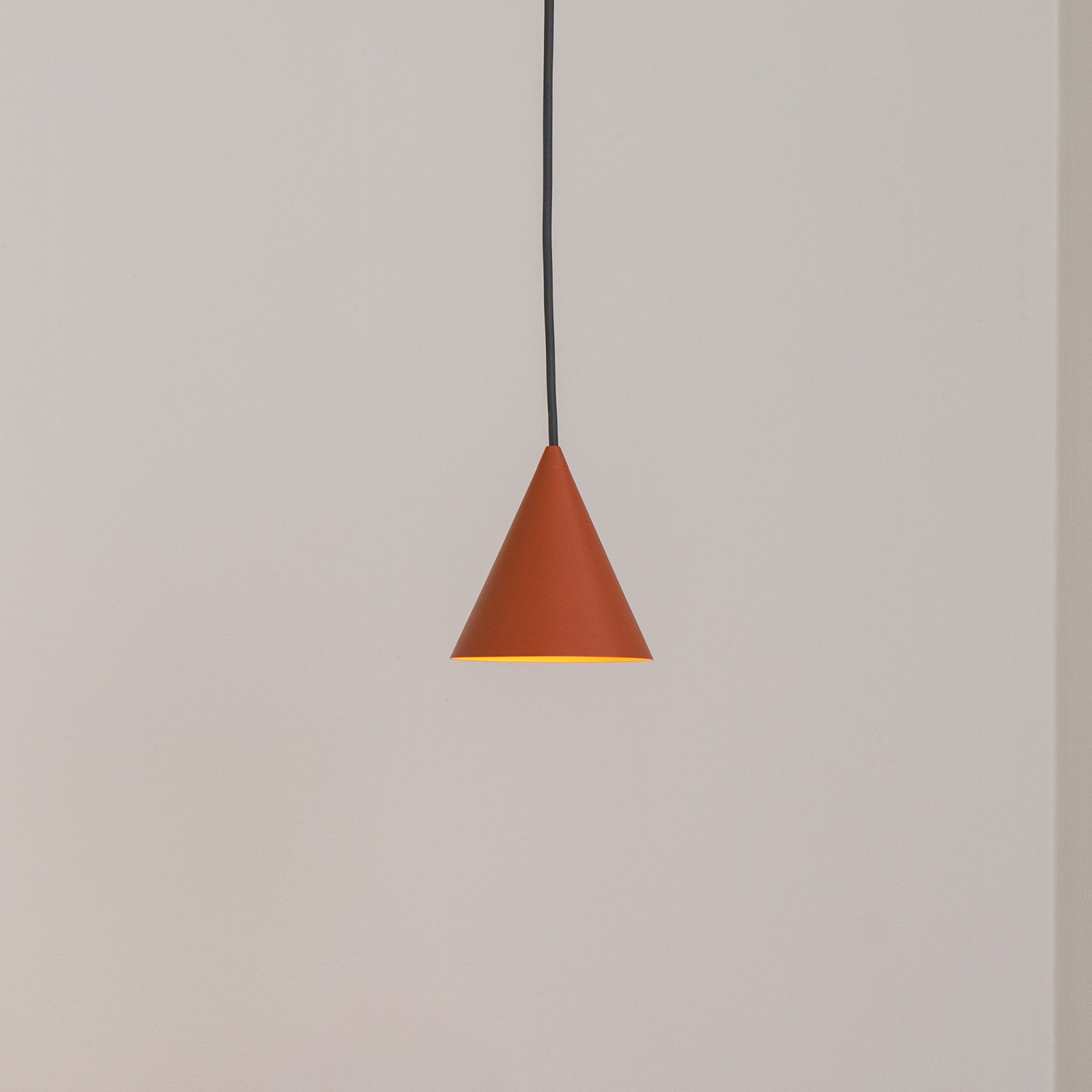 Euluna Lampă suspendată ZENITH teracotă Ø 11 cm metal GU10 - Camera de zi / sufragerie - Modern