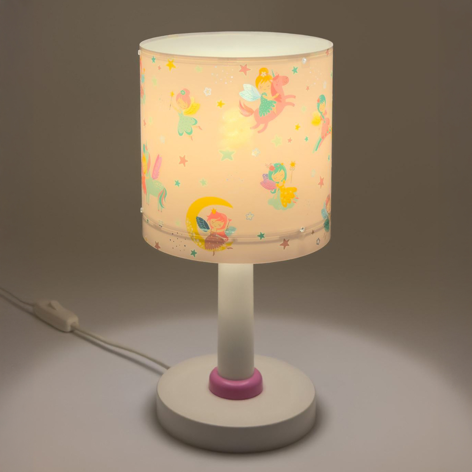 Lampa stołowa Dalber Fairy Dreams, multicolor, wysokość 30 cm