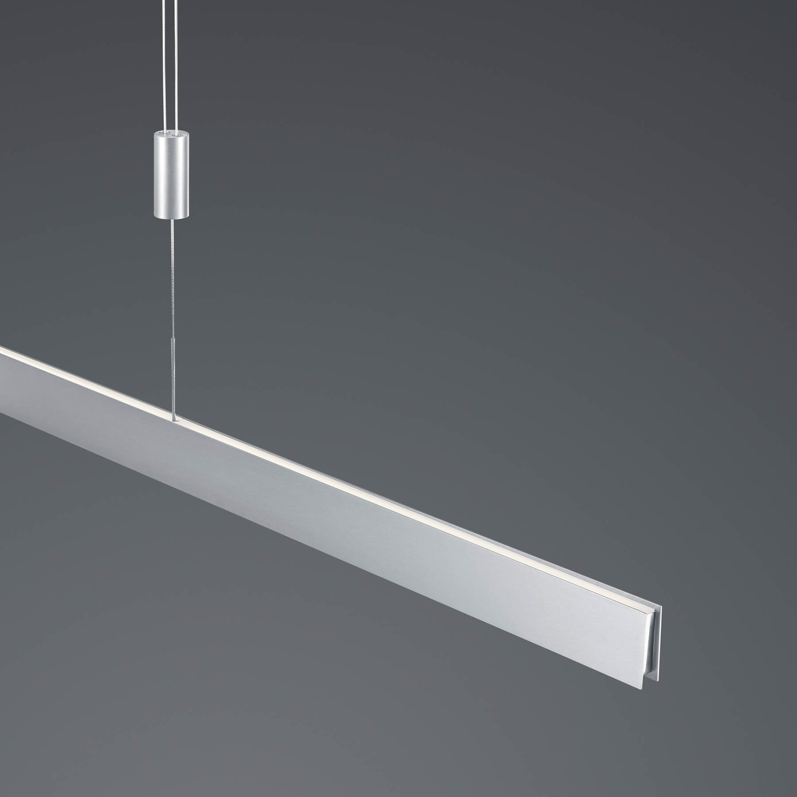LED hanglamp Delta, 130cm, aluminium