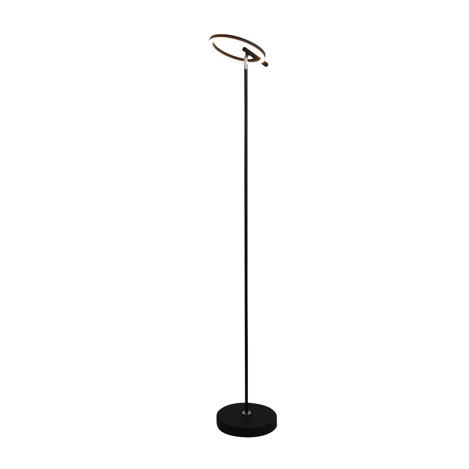 LED-Stehleuchte Space, schwarz, Metall