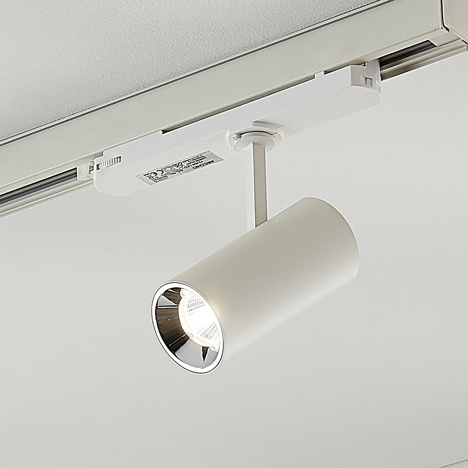 Arcchio Vedro LED track light, 4,000 K, 12,6 W - Hallway - Tracking Light - Modern - White