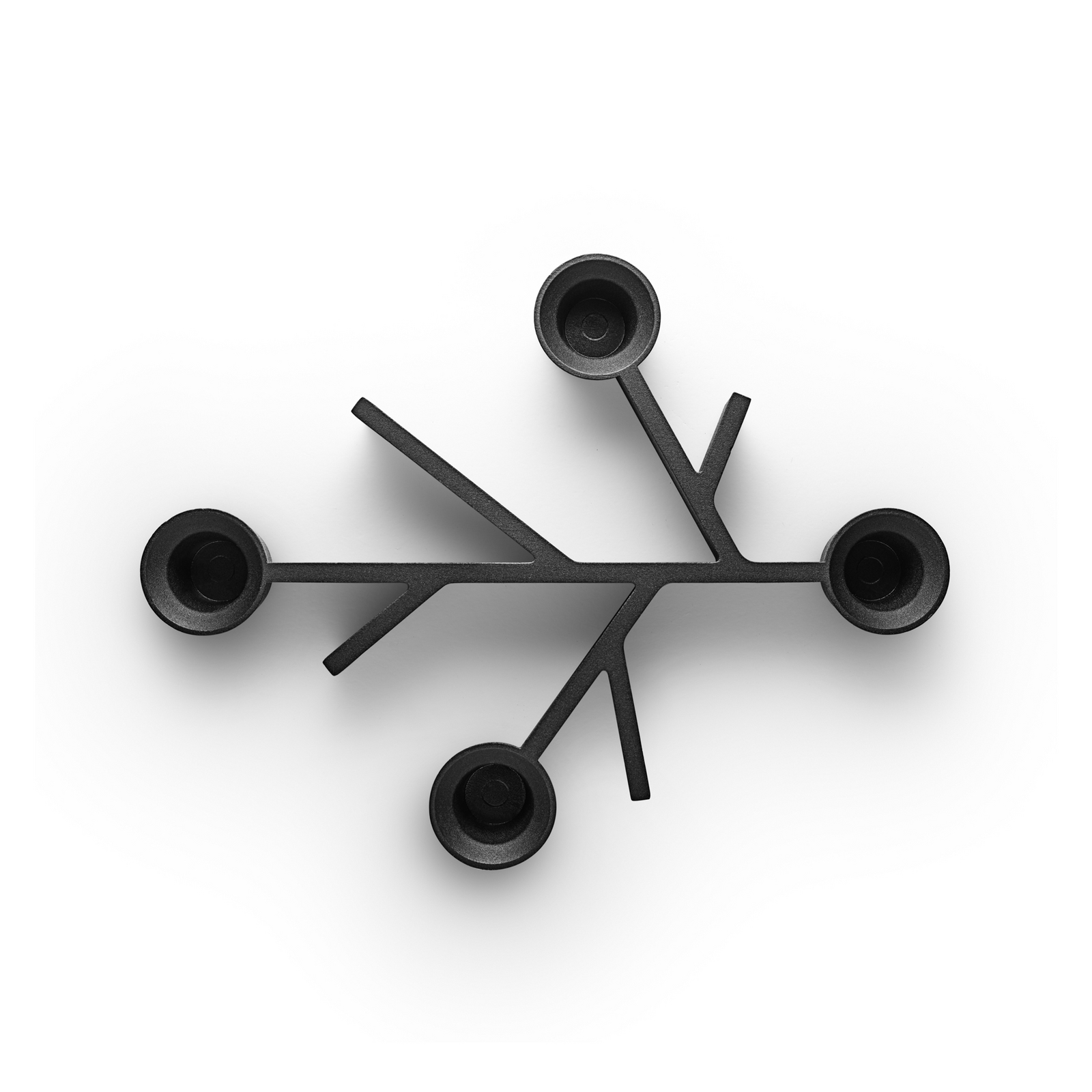 Bougeoir TWIG, noir, 23 x 18 cm, à 4 lampes - Eva Solo