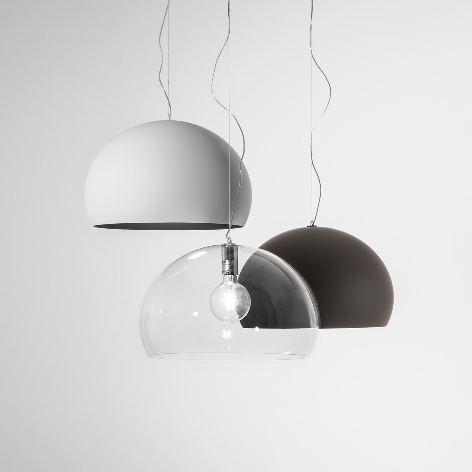 FL/Y Lustră Pendul Brown - Kartell