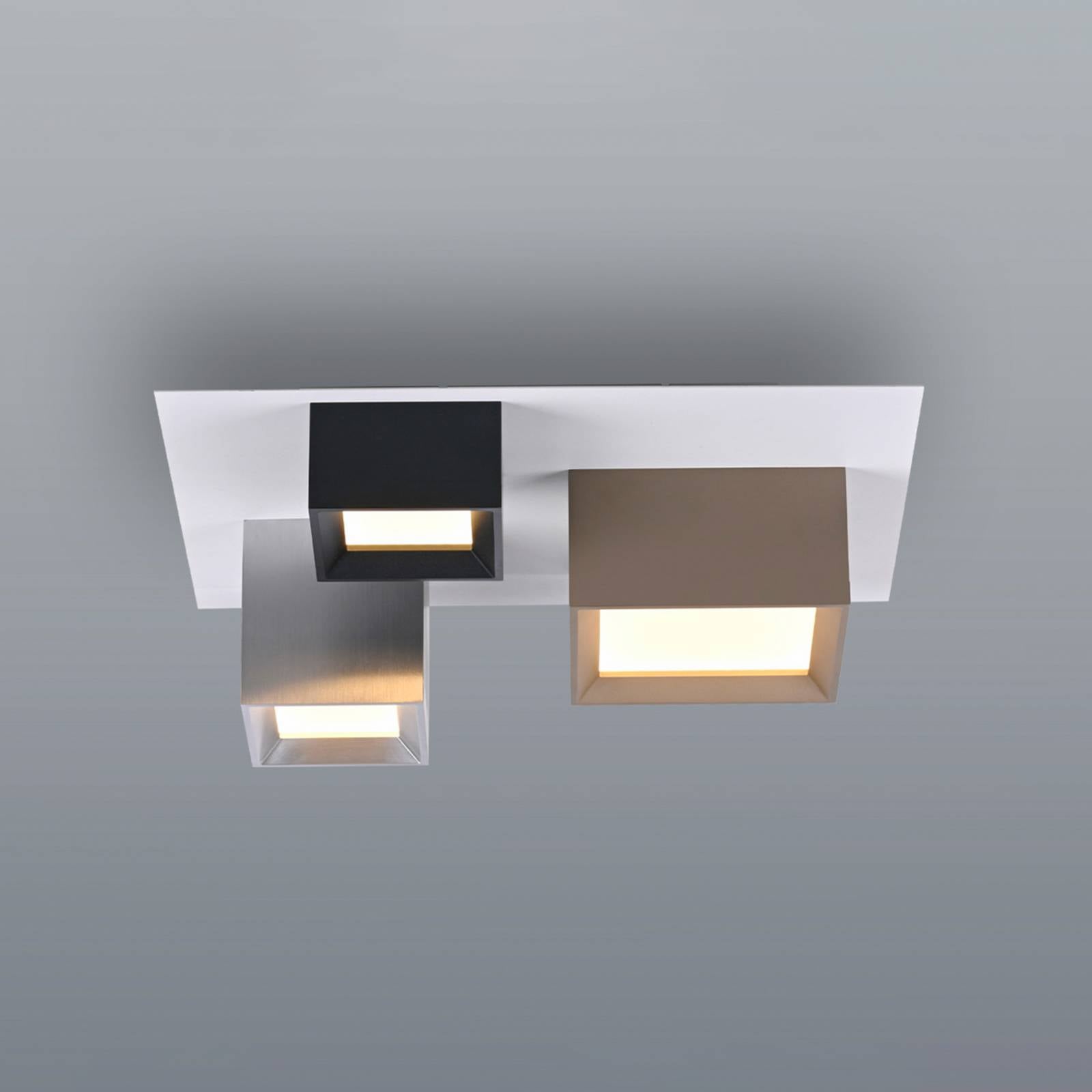 LED-taklampe PURE Manhattan, multifarget, 3 lyskilder, CCT